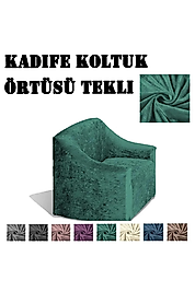 kadife koltuk ,kanepe,çekyat örtüsü,koltuk kılıfı TEKLİ Yeşil