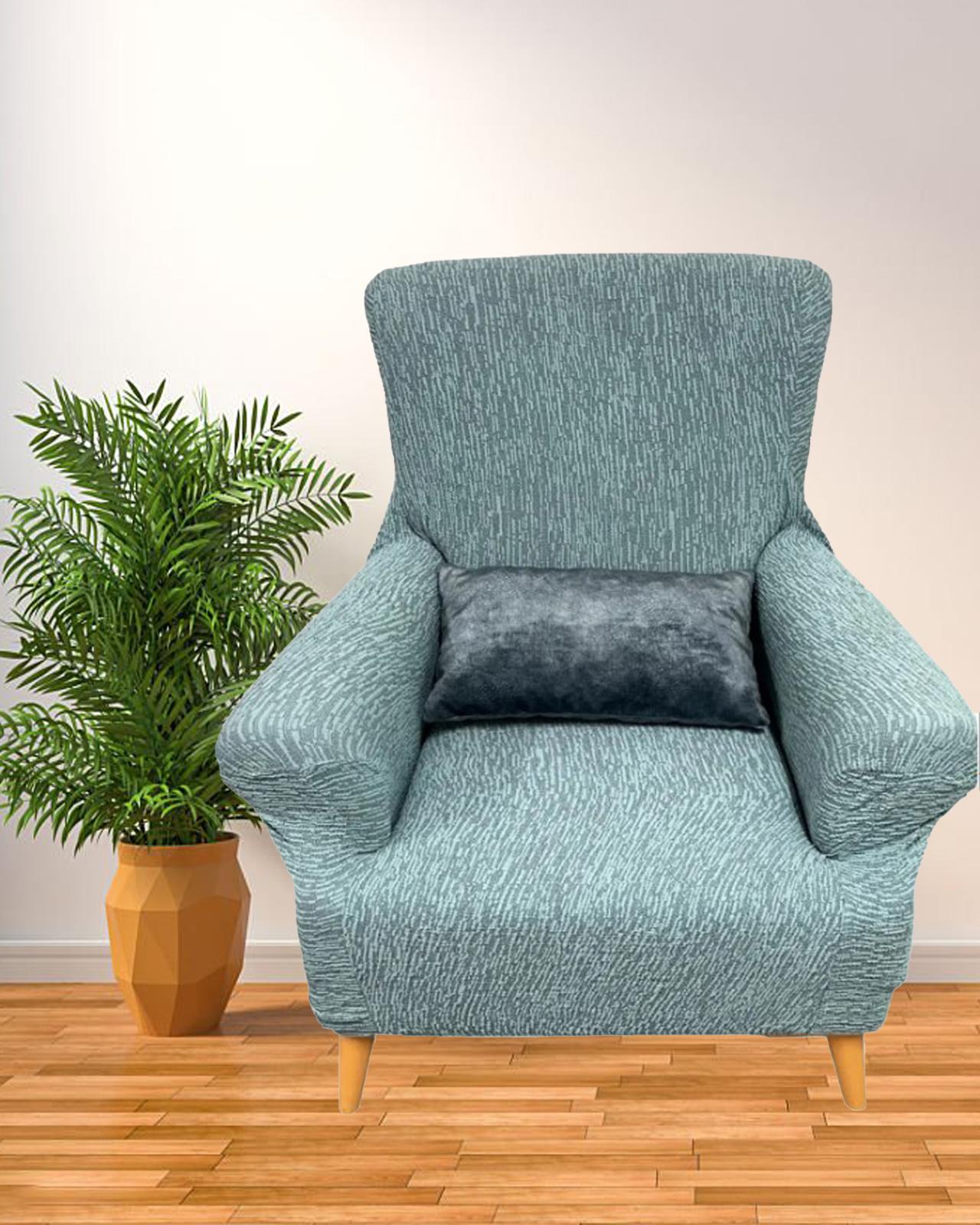 Jakarlı çubuk, Düz Desen Koltuk Örtüsü Koltuk Kılıfı Streç Lastikli Esnek Yıkanabilir Pamuklu Tekli (Bir Adet)