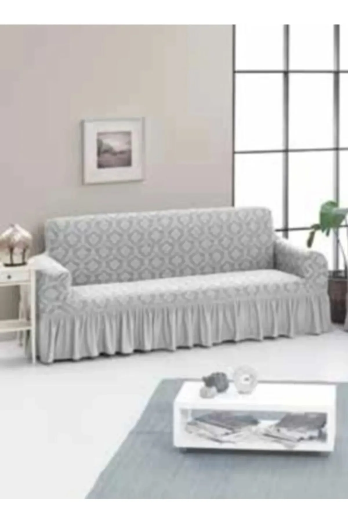 Jakarli 3211 Koltuk Örtüsü Takımı Kanepe, Çekyat Örtüsü ,koltuk Kılıfı Şal Desen